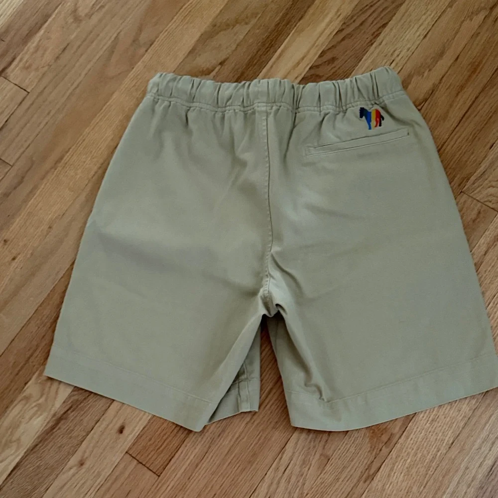 Men's PS Paul Smith Tan Shorts with Drawstring worn once - Picture 2 of 4